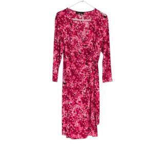 Black Label Evan - Picone Wrap Around Dress Size 10 In Great Condition !